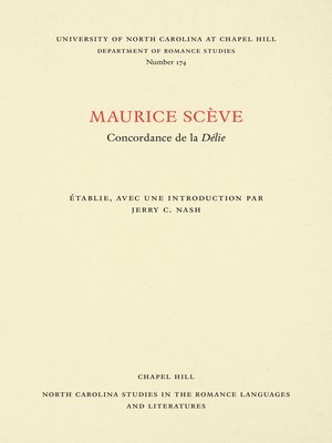 cover image of Maurice Scève